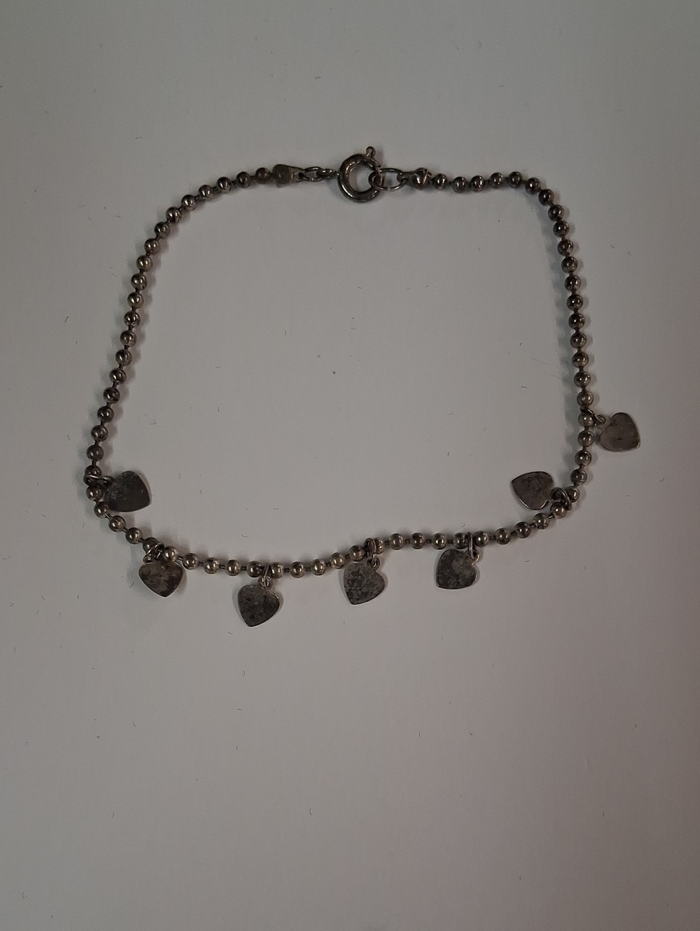 Silver Heart Charm Bracelet - Women Jewelry